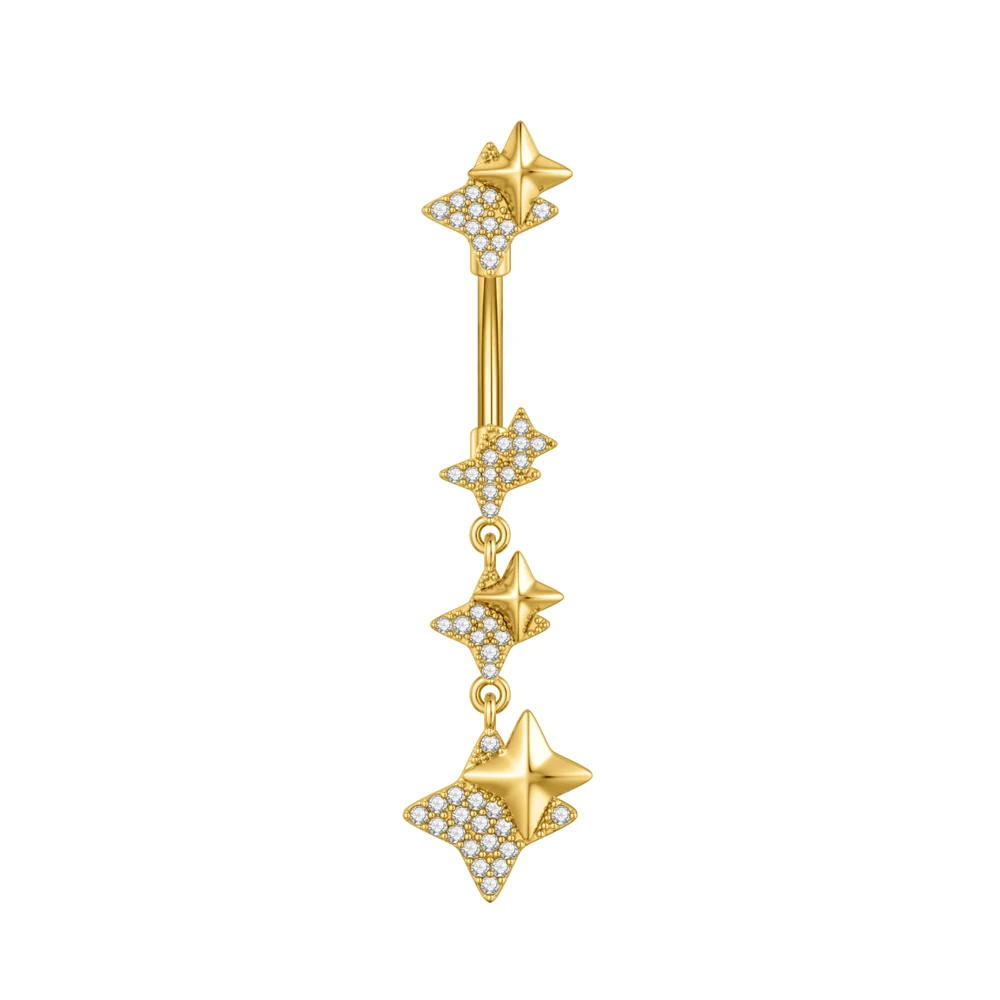 Chain Tassel Dangled Belly Piercing Ring, Gift