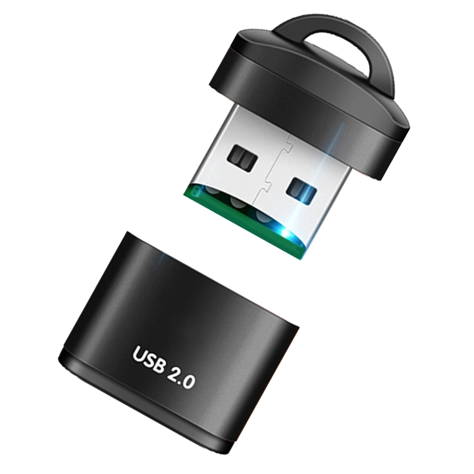 Mini High Speed USB2.0 Card Reader Mini USB TF Card Adapter For MicroSD Memory Card For PC Computer Desktop Laptop Notebooks