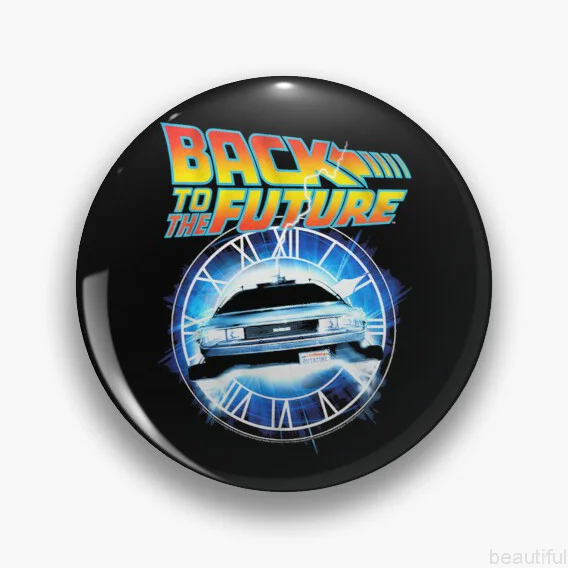 Back to the Future Brooch  pins Gifts  cute customized Clothes  Fashion  Collar  brooches anime