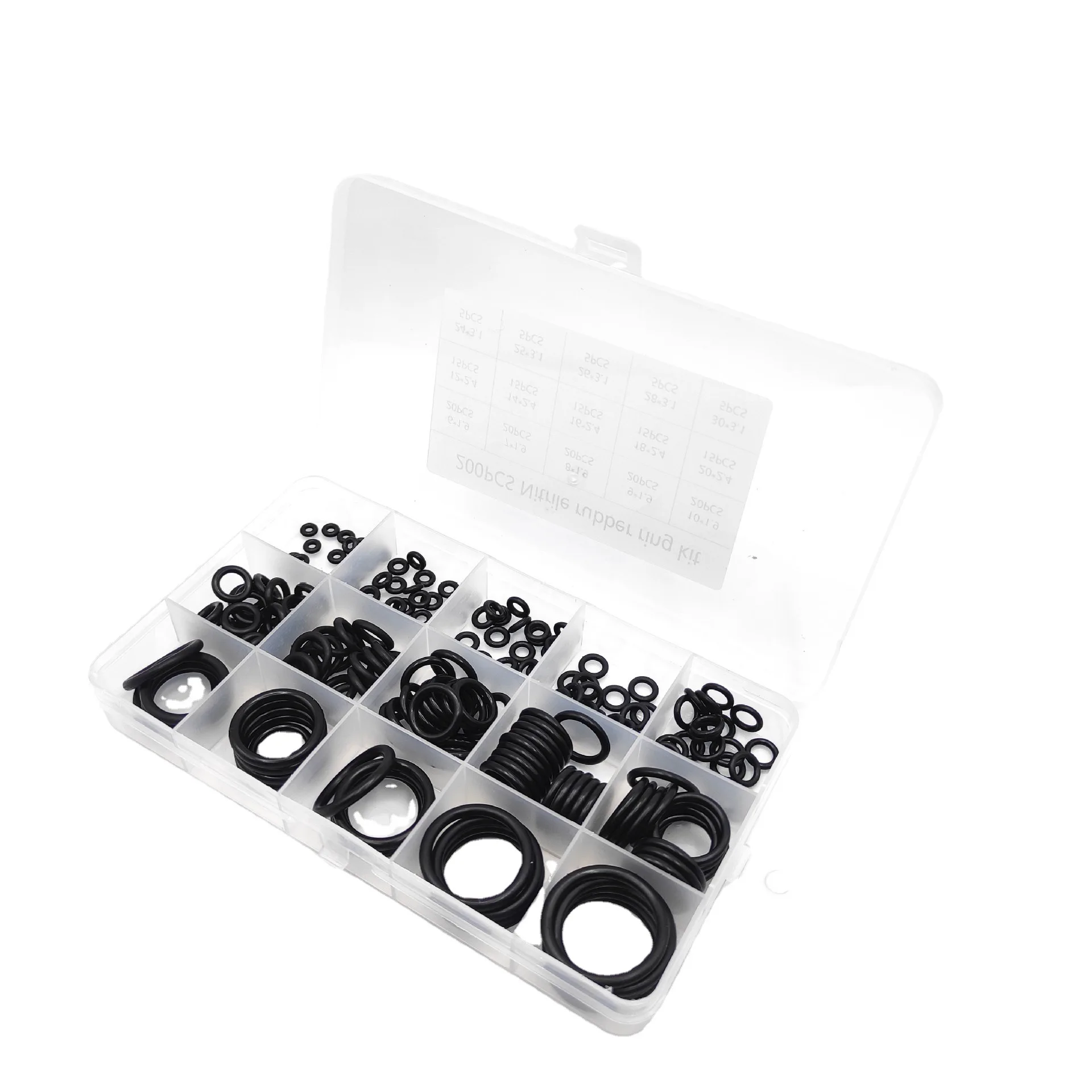 

200pcs Nitrile Rubber O Rings Wear-resistant Waterproof Oil Resistant NBR Sealing O-rings Washer