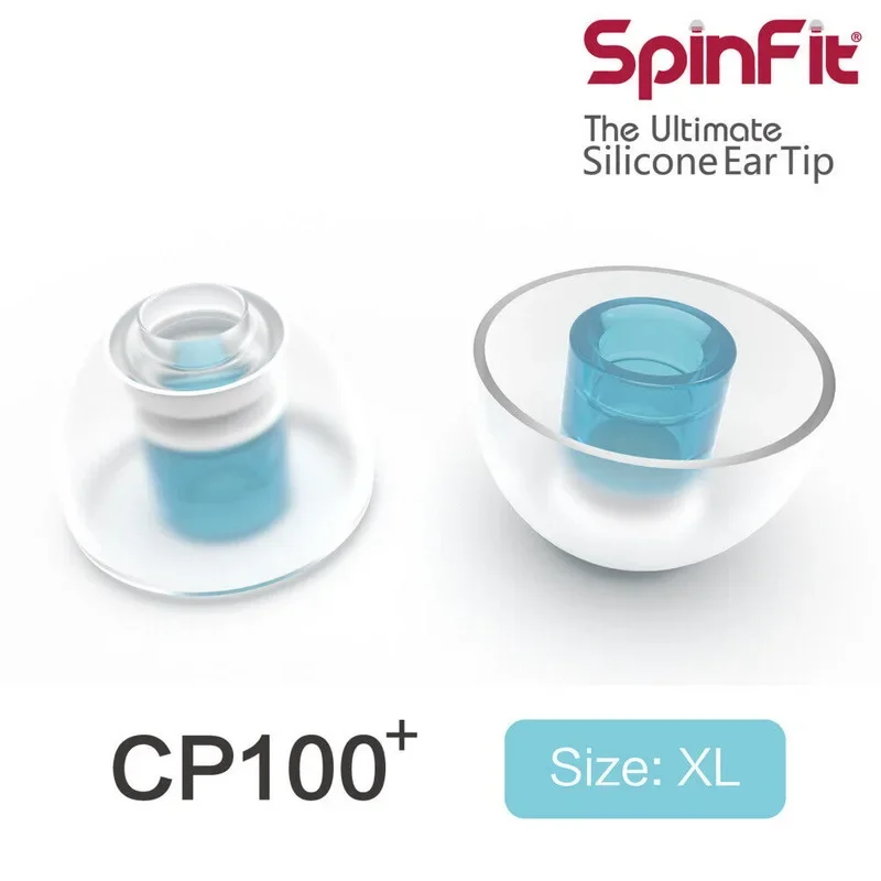 SpinFit CP100+ CP100 PLUS Medical Grade Silicone Eartips for Earphone Nozzle Diameter from 4.5-5.5mm CP100+ V.2 EarbudsDUNU FIIO