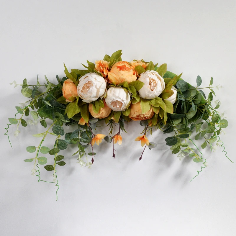 Artificial Wreath Threshold Flower Peony Rose DIY Wedding Party Flower Wall Arrangement Home Place Room and Christma Wreath Arch