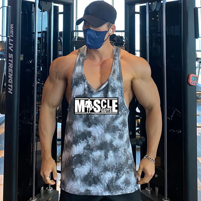 

Mens Tank Tops Summer Sleeveless shirt Camouflage Vest Gym Fitness Clothing Male Bodybuilding Tank Tops Slim Fit Workout Clothes