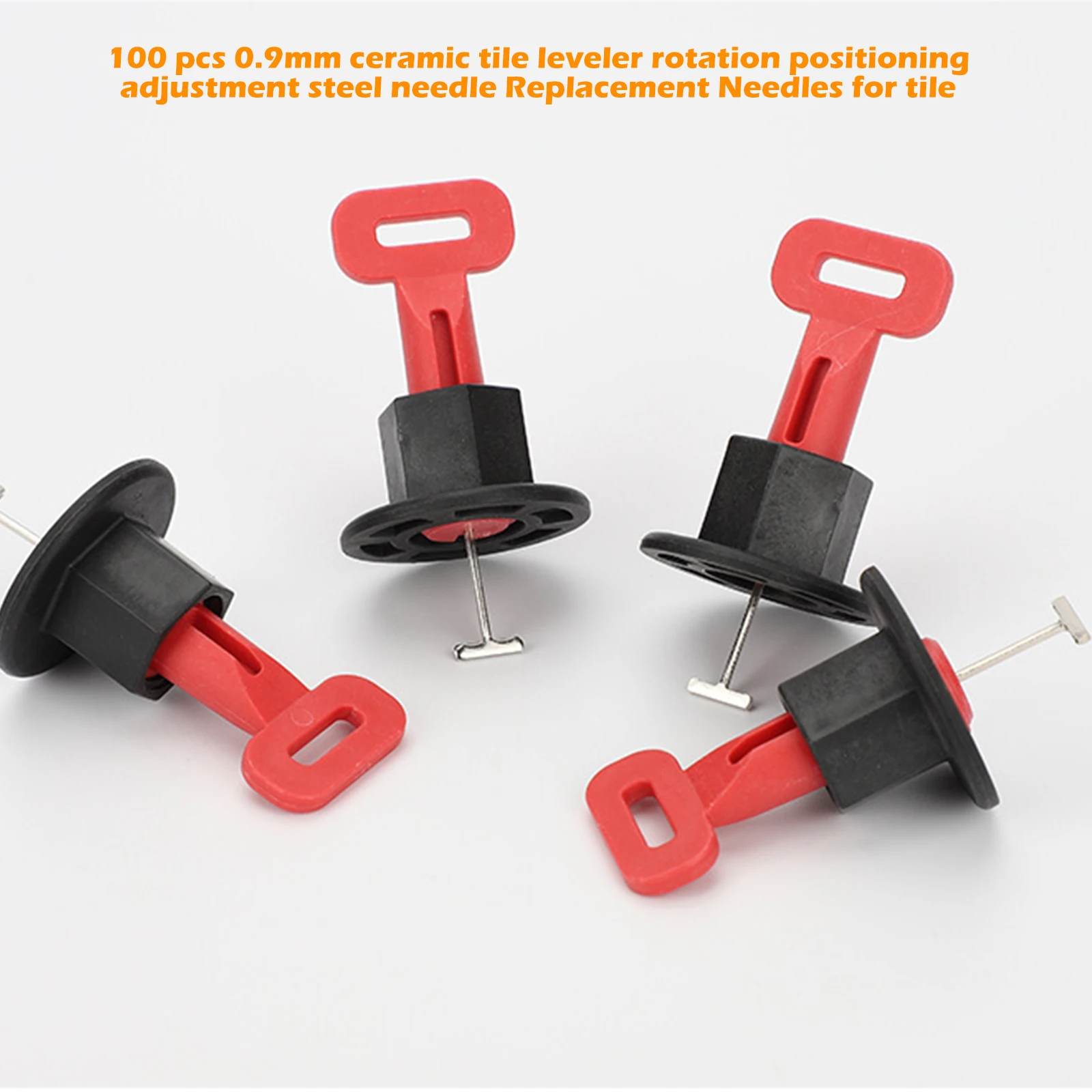 100Pcs aghi di ricambio per utensili da costruzione per piastrelle in gres porcellanato livellatore per piastrelle 1.5mm per pareti