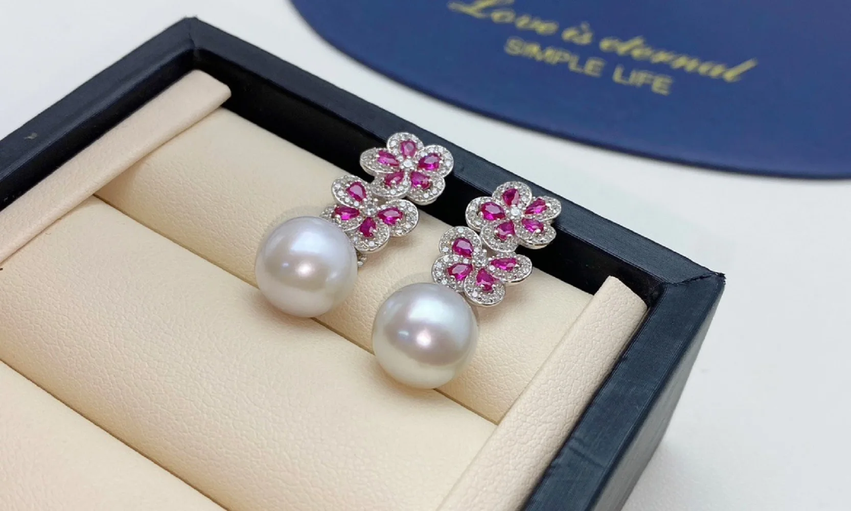 

Новые серьги в форме лепестка AAAA 10-11 мм 11-12 мм, круглые серьги из натурального японского белого жемчуга 925s