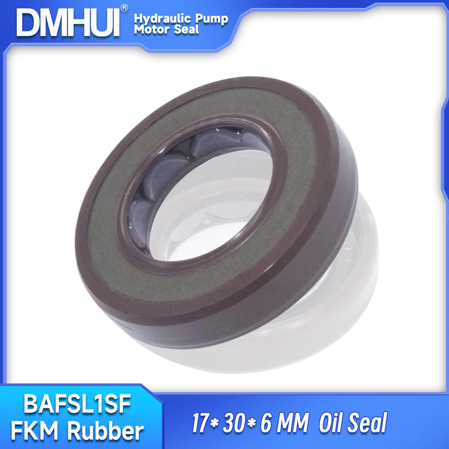 Wholesale Price FKM Rubber Oil Seal with High Quality ISO9001:2008 Certificate BAFSL1SF Type  17*30*6 MM Size