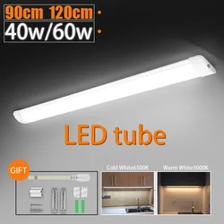 60W Led Lights for Kitchen Lamp Kitchen Cabinets 120CM 40W Led Tube Light Wall Lamp for Home Bedroom Closets Indoor Lighting