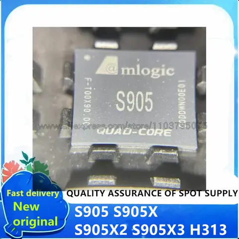 1 pièce/lot S905 S905X S905X2 S905X3 H313 BGA 100% nouveau, original, en stock