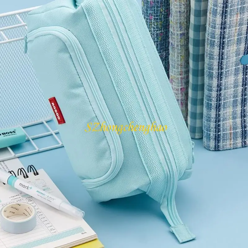 Crayon crayon Pouche à crayon, multifonction à capacité claire crayon papeterie 601d