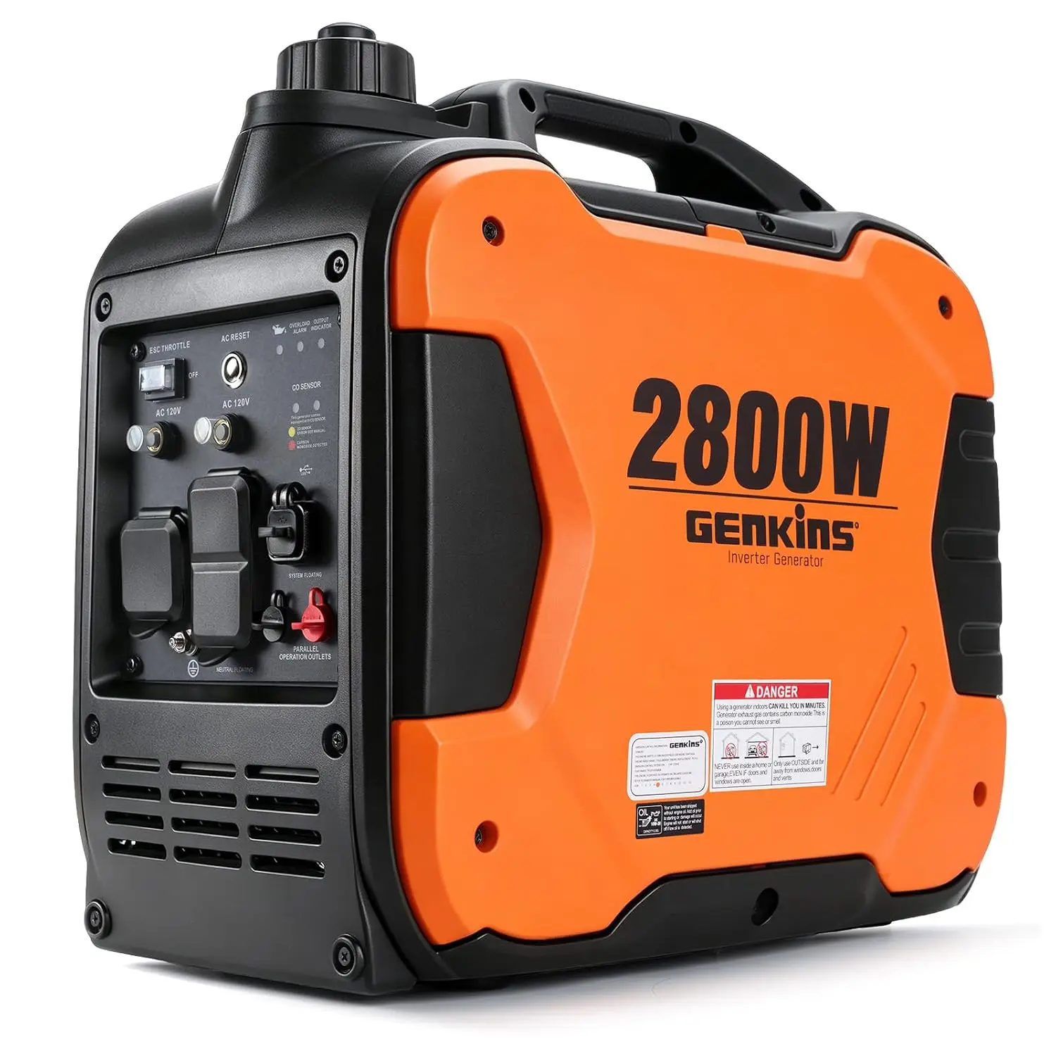 2800W Portable Inverter Generator, Quiet Lightweight for Camping Home Backup, Customized