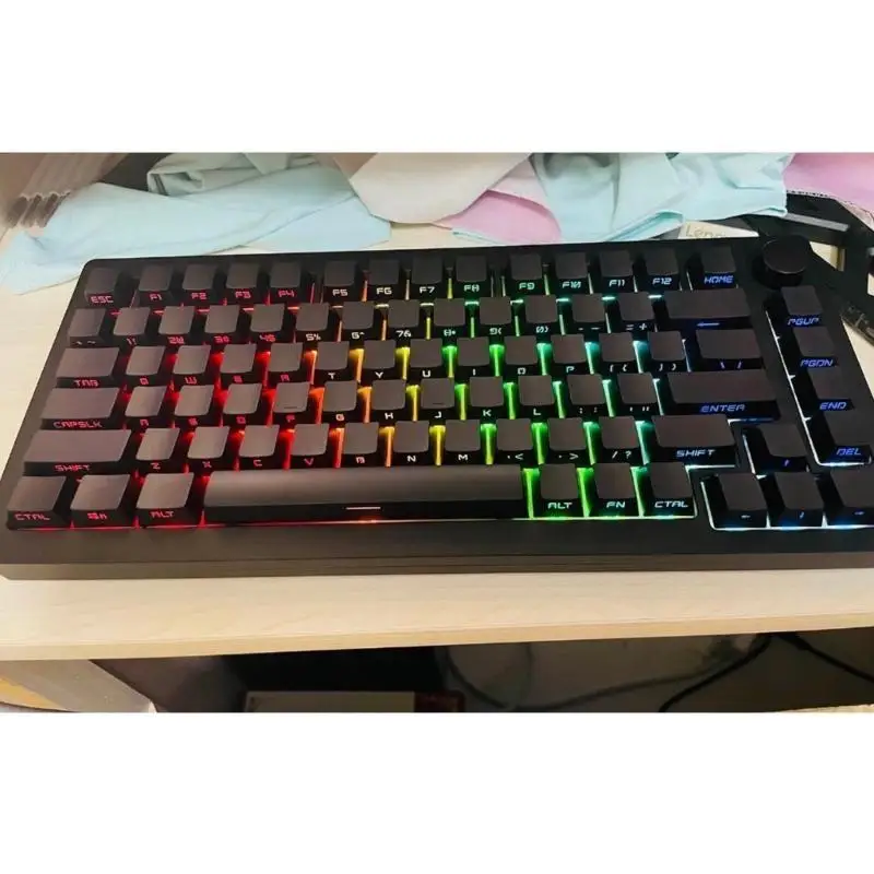 Y1UB 131keys OEM ارتفاع أغطية المفاتيح الجانب الطباعة تألق من خلال الطباعة الجانبية أغطية المفاتيح للوحات المفاتيح الميكانيكية #1