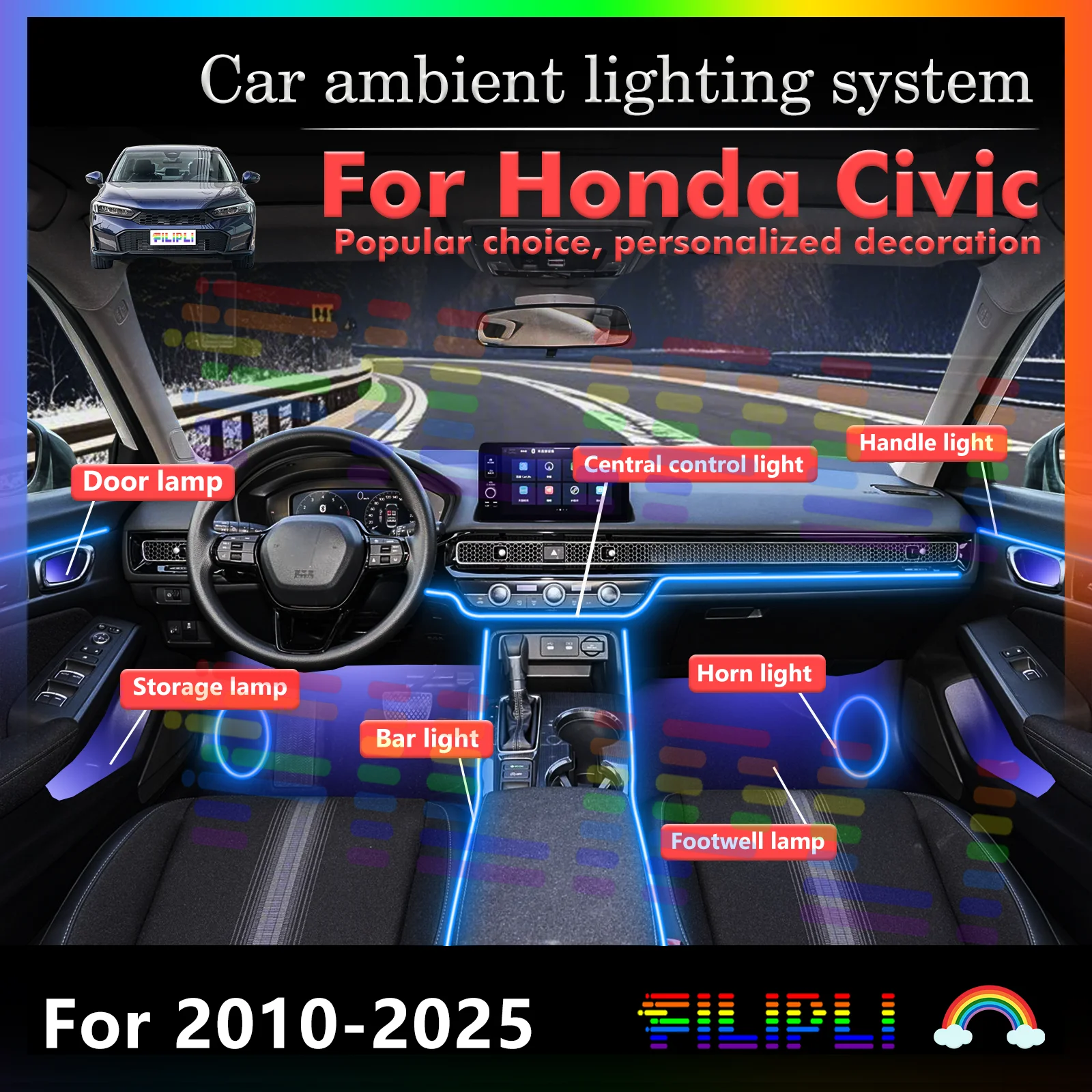 22 In1 For Honda Ci…