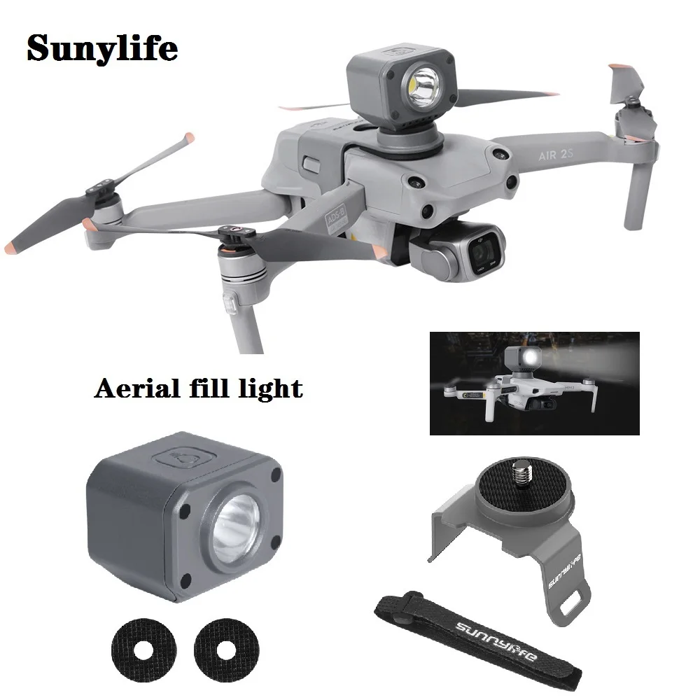 Sunnylife Mini 4 Pro/Air 2S Searchlight Mounting Parts Holder Aerial Fill light