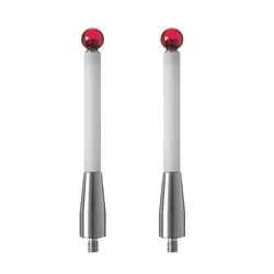 2Pcs CMM Probe Stylus 6mm Ball Tip CMM Contact Probes Ceramic Shafts Probe Testing Accessories for Renishaw A-5000-3709/3712
