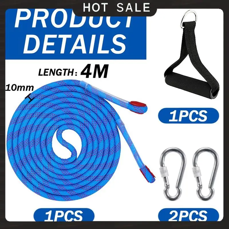 24-Hour Delivery Sledge Rope With Carabiner, Thick Sledge Rope Diameter 10 Mm, 4 M Sledge Lead With Handle,For Sledges, Sledge P