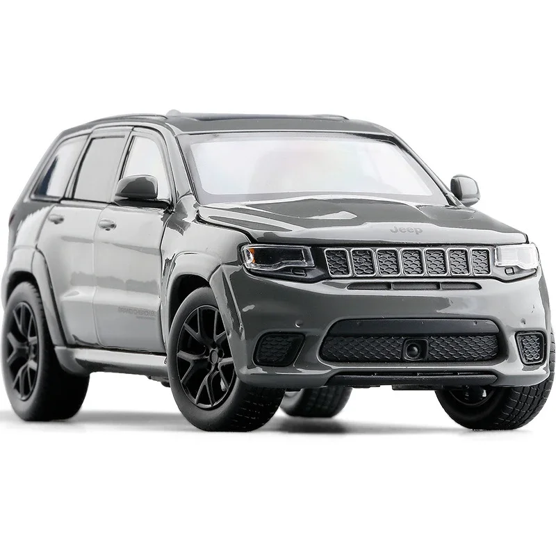 1:32 Jeep Grand Cherokee Track hawk Toy Off-Road Vehicles Alloy SUV Car Open Door Model Toys Kids Gift V219