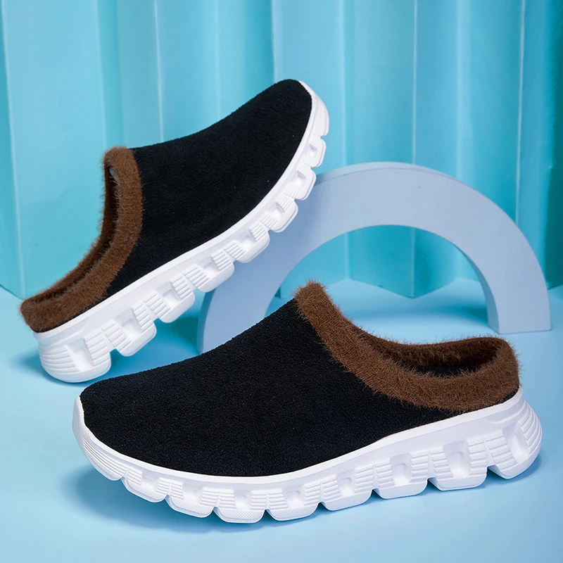 

slippers for man Couple Winter Indoor Cotton Slippers Anti-Slip lightweight Warm High-Quality Shoes Suitable for Men And Women