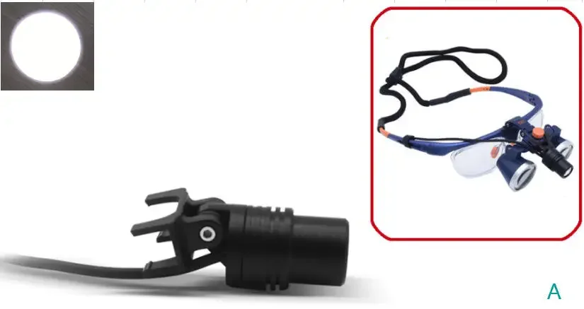 Clip/Insert Headlight Light Loupes Headlight Medical Surgical Loupe Led Headlight
