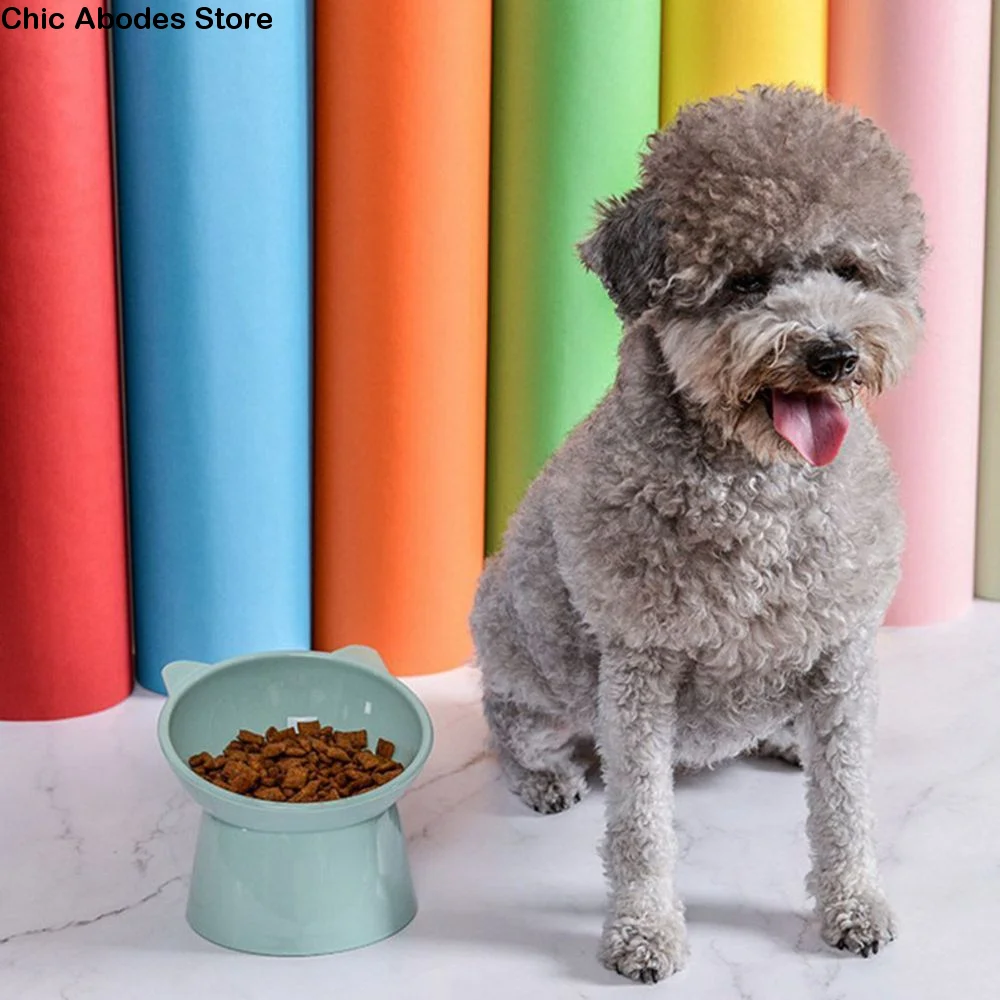

Slanted Dogs Feeders for Cats Puppy Pet Feeder Bowl Pet Bowls Pet Products Food Water Bowl Dog Elevated Bowls Feeding Cup
