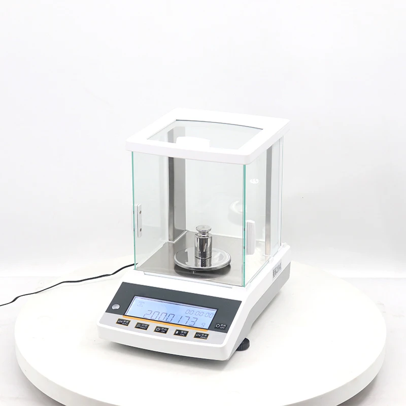 COOFULLL FA10035X High Precision Analytical Laboratory Balance with LCD Display 0.01mg Readability 0.2mg Linearity 200g Capacity