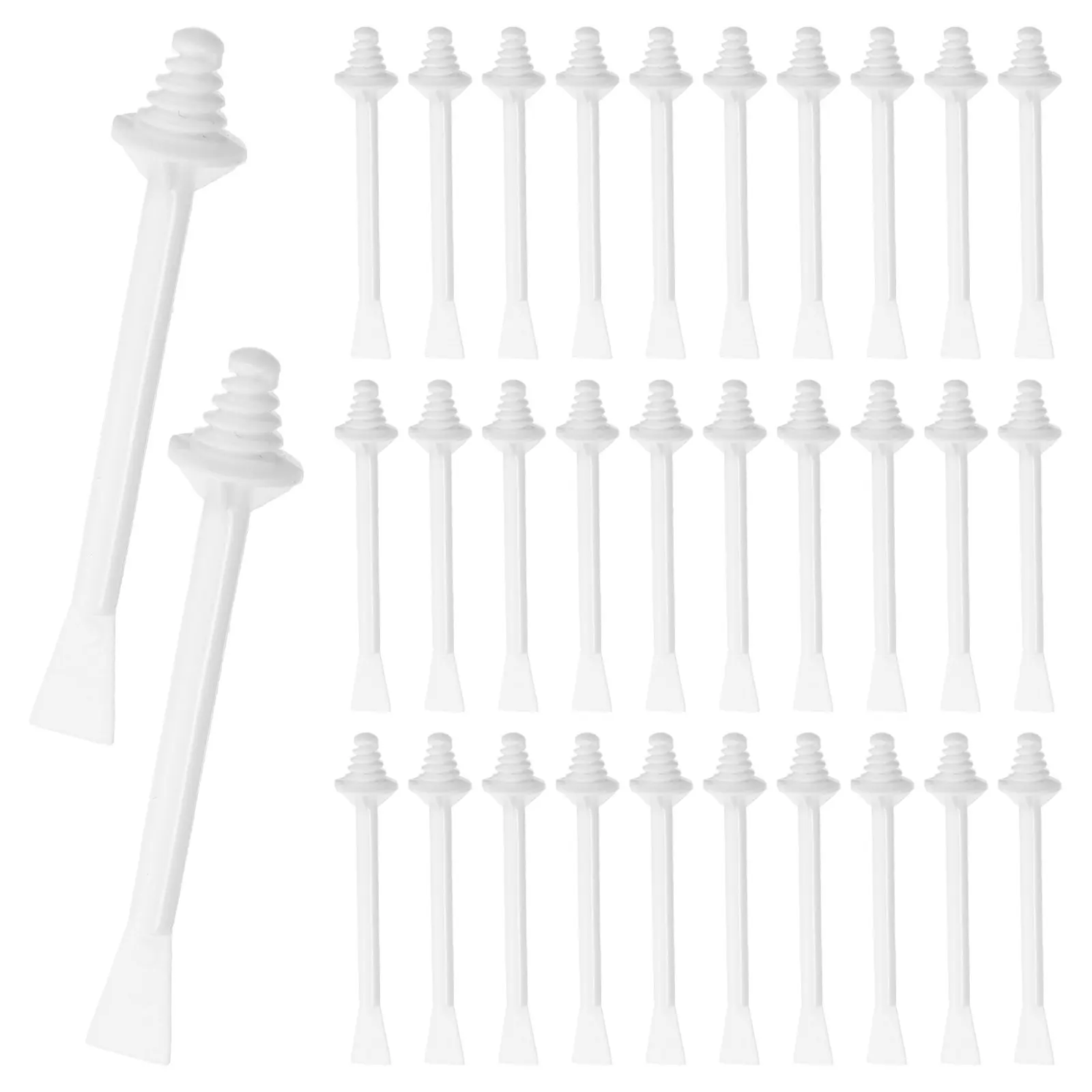 

50Pcs Wax Applicator Sticks Dual Head Nose Hair Removal Tool - Portable Disposable Spatulas for Face Ears Nostrils Efficient