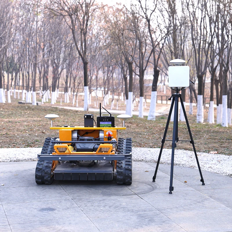 

Customized Hot-selling Farm-Use Robotic Lawn Mower Cordless Track-Type Remote-Controlled Agricultural Lawn Mower