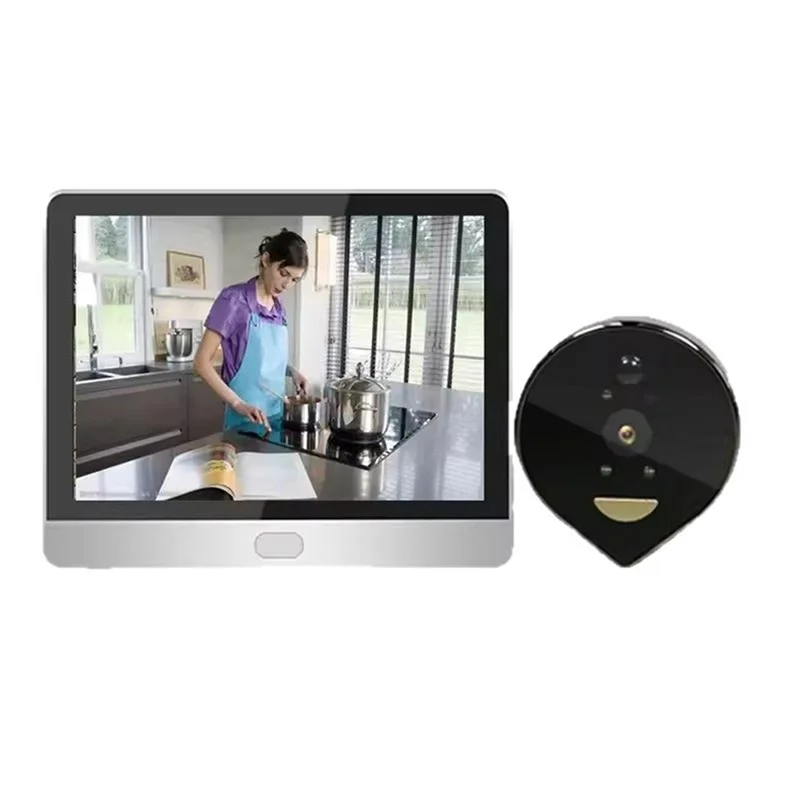 B92B-Digital Night Vision Cat Eye Doorbell - Tuya Wifi Smart Monitoring For Your Home