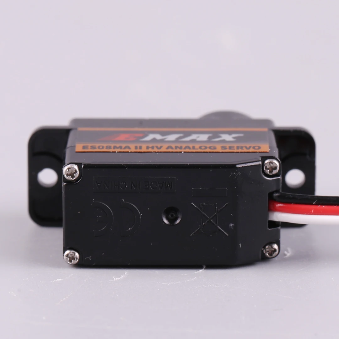 EMAX ES08MA II HV 12G Servo analogico ad alta tensione con ingranaggi metallici per auto da barca aereo elicottero RC - Servo telecomandato universale