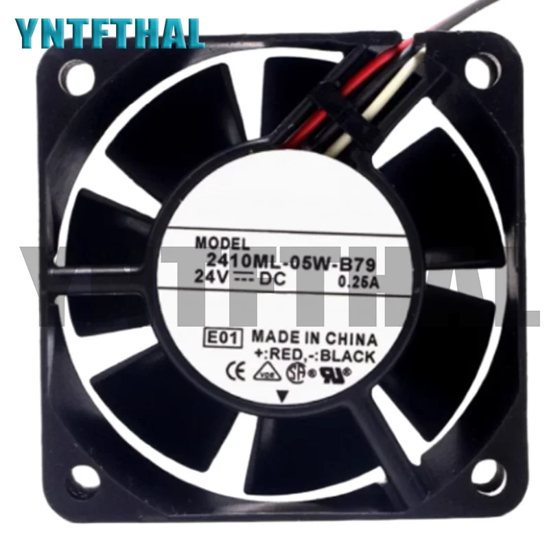 

New 2410ML-05W-B79 DC 24V 0.25A 3-Wire Cooling Fan