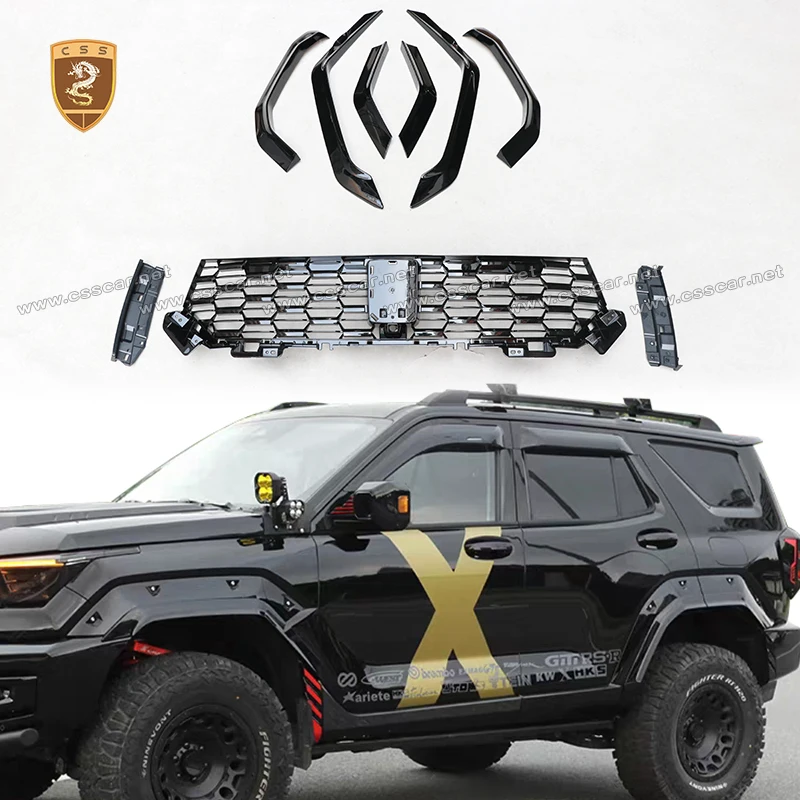 PP Material Car Center Mesh Grill Frame Cover For Tank 400 Fender Flare Wheel Arch Protector Widened Decorative Wheel Eyebrow