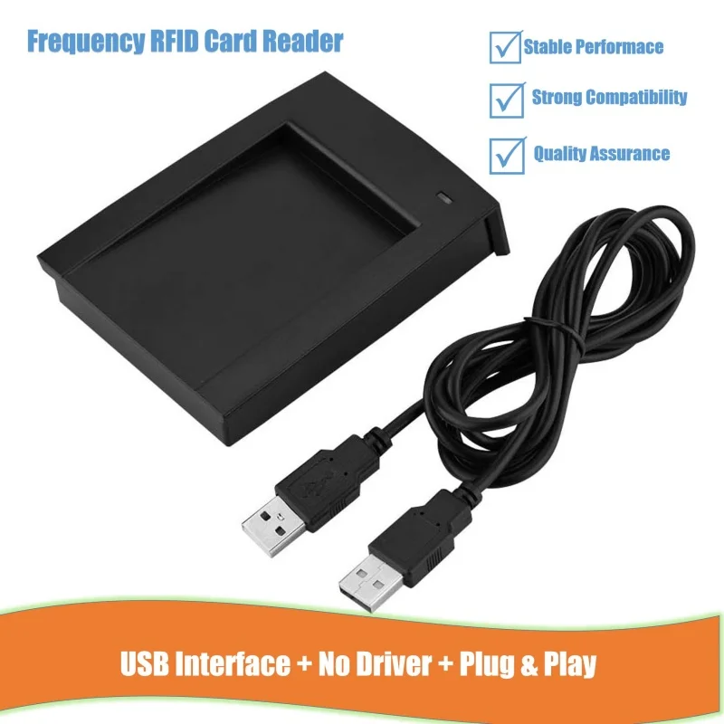 CR10E 125Khz USB ID Card Reader ZK Proximity Card Enrollment Reader Batch Issuing Cards Used in Time Attendance Access Control