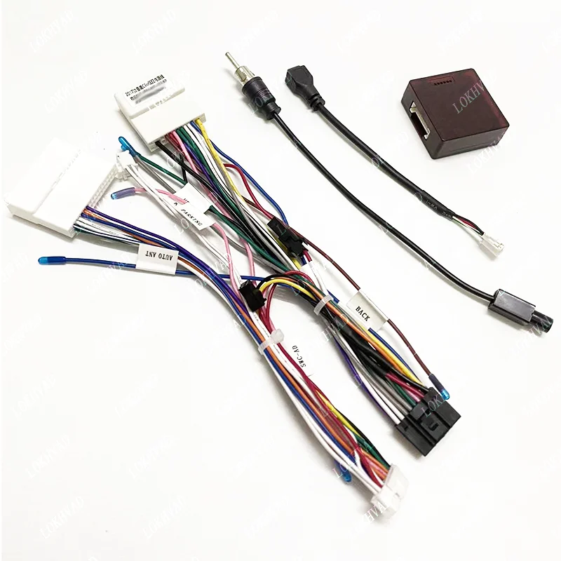 Car 16pin Wiring Harness Adapter Canbus Box Decoder For Renault Captur Clio 4 Opel Vivaro B Nissan NV400