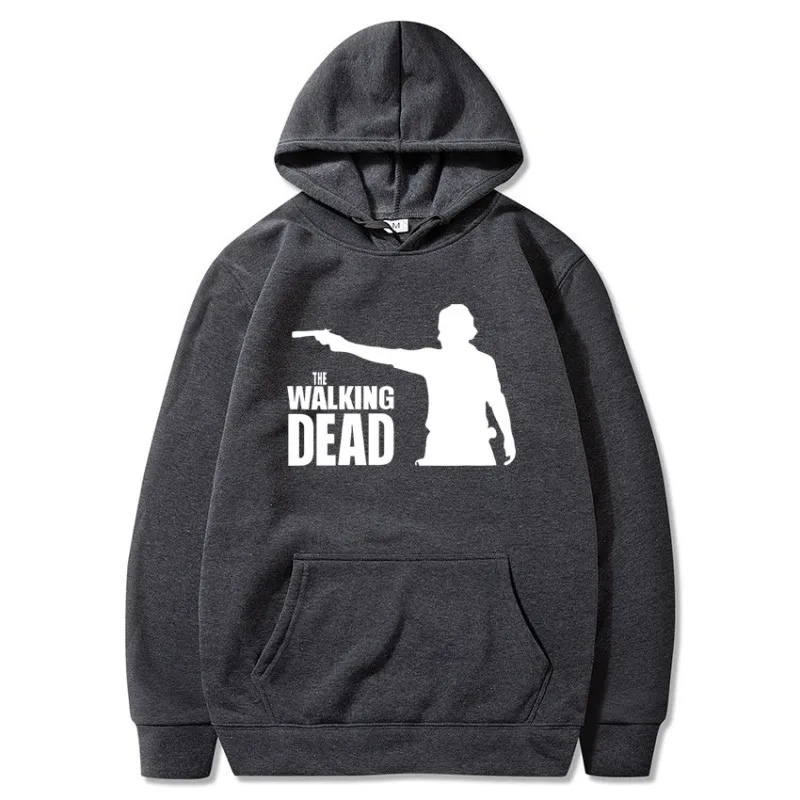 جديد The Walking Dead هوديس المسلسلات التلفزيونية كول طباعة الرجال هوديي للجنسين البلوز الرجال Vintage الجرافيك هودي القمم الملابس كبيرة الحجم