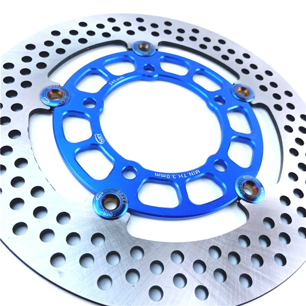 Universal Motorcycle CNC 5 holes Floating disc 245mm*58mm brake disc For Honda Yamaha BWS Rsz Jog Force Scooter Modification