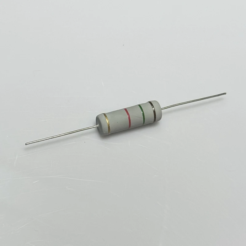 Coaxial Leaded Fusible Wirewound Resistor 6W 1500R 5% 8x24mm Dark Brown Green Red Gold