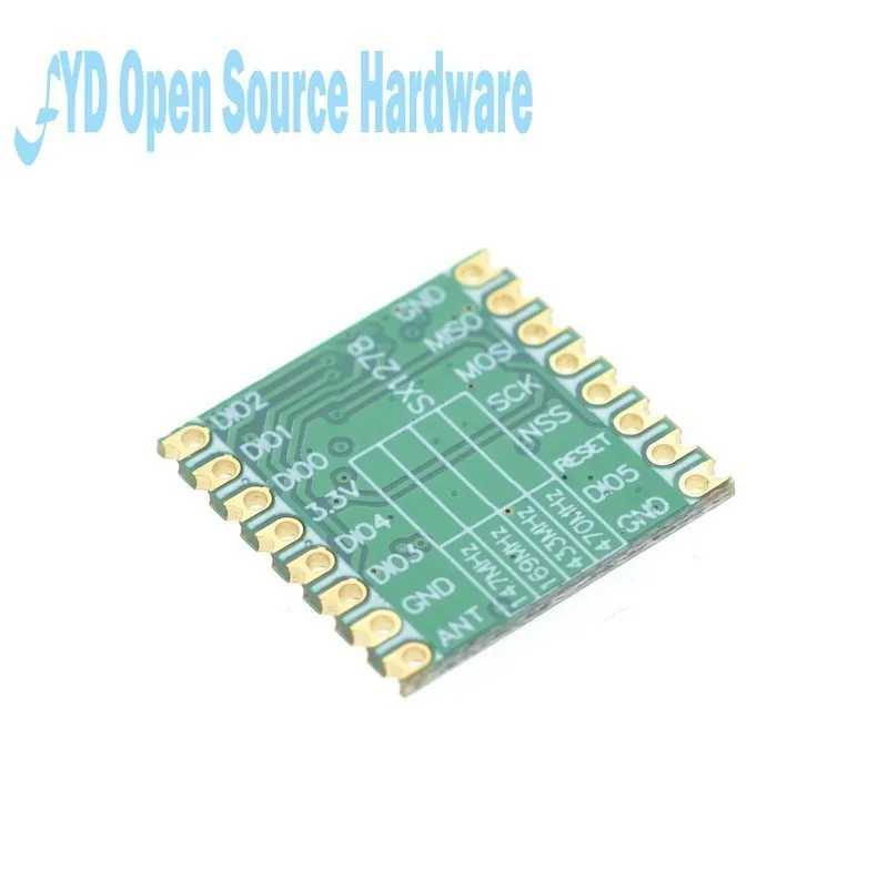 1 pz 433 MHz LoRa SX1278 modulo wireless ricetrasmettitore a lungo raggio interfaccia SMT SPI con antenna