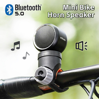 Bicycle Parts Bluetooth Electric Bike Horn Speaker Compact Cycles Accessories Outdoor Road Mtb Equipment Ebike Bell Waterproof