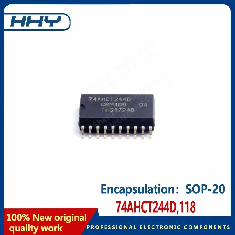 10pcs  74AHCT244D,118 Buffer driver transceiver package SOP-20