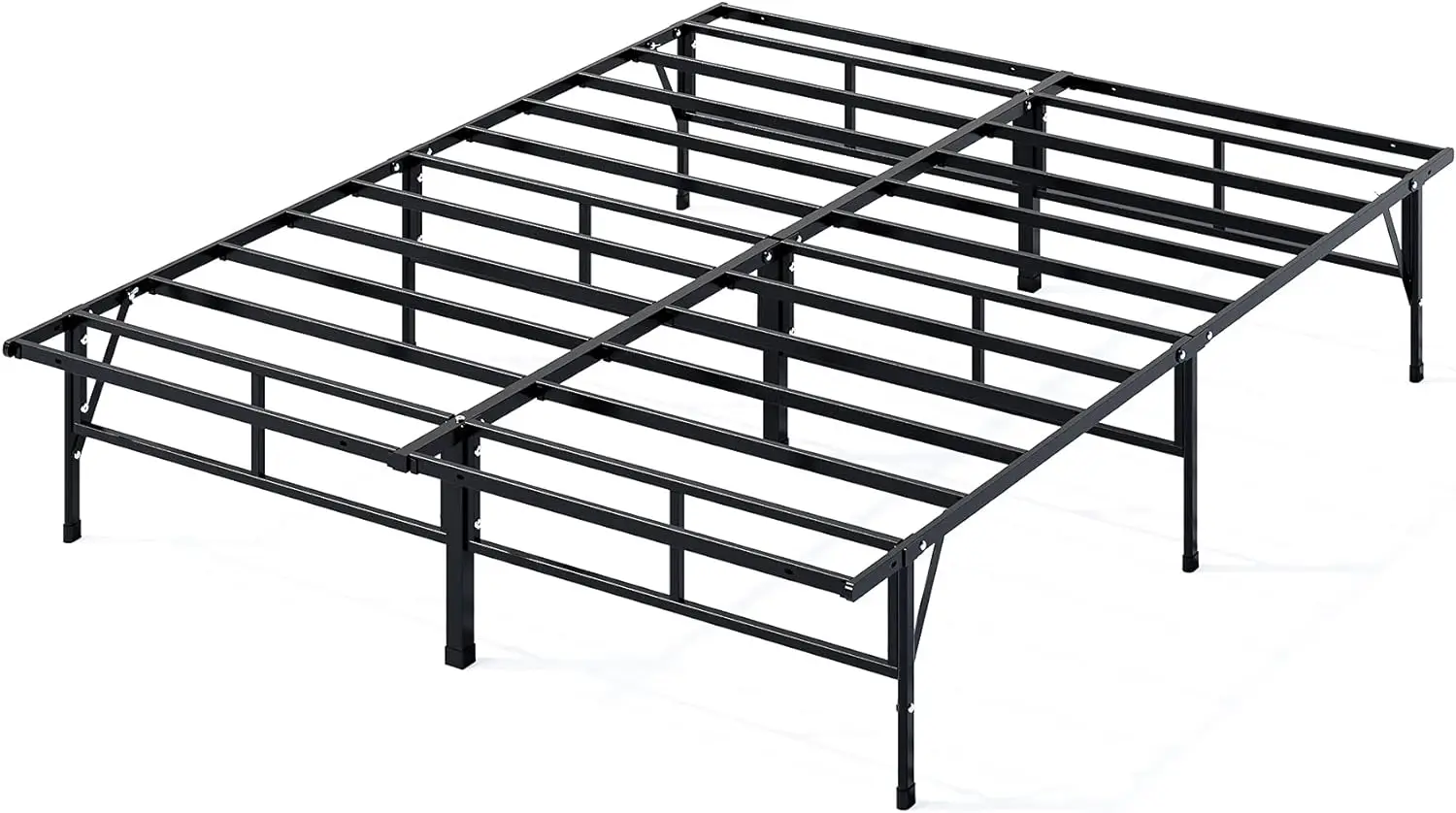 

ZINUS SmartBase Compack Mattress Foundation, 14 Inch Metal Bed Frame, No Box Spring Needed, Sturdy Steel Slat Support, King