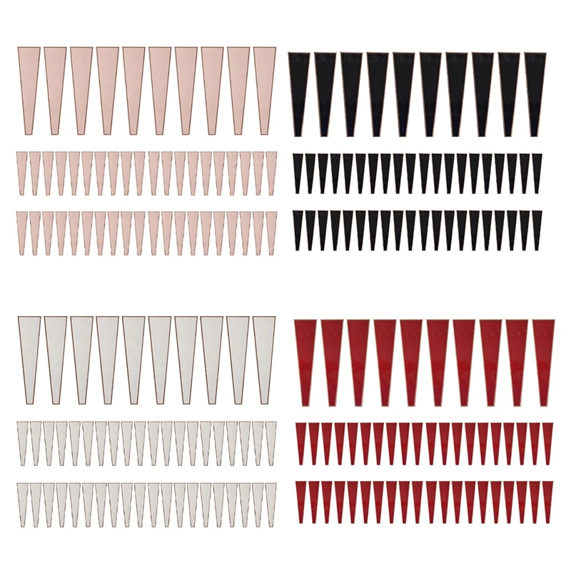 

50 шт., одинарные розовые рукава, упаковочная сумка для цветов, упаковочные пакеты для букетов, пластиковые обертки для цветов на День святого Валентина