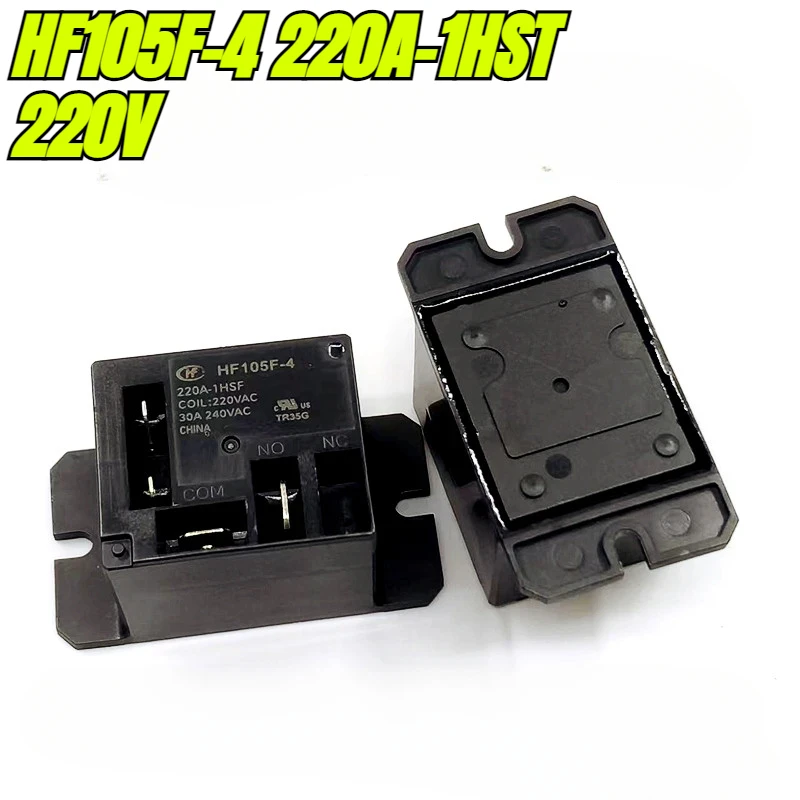 （Brand New Original）1pcs/lot 100% original genuine relay:HF105F-4 220A-1HST 220V 30A 4pins Air conditioning relay JQX-105F-4