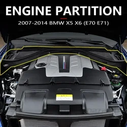 Para 2007-2014 BMW X5 X6 (E70 E71) Panel de partición del compartimento superior del motor de coche 51717169421 51717169419 51757171791 64316945583