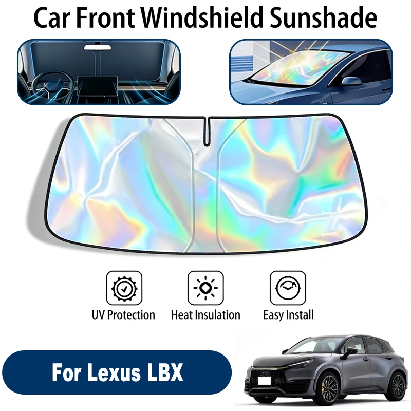 

Windshield Sun Shade For Lexus LBX Foldable UV Reflective Front Window Sun Protection Cover Accessories