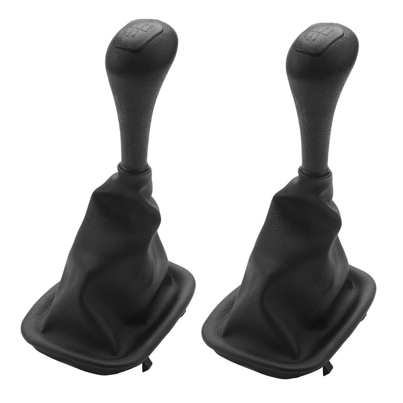 2X 5 Speed Gear Shift Knob Gaiter Boot Case Cover For Mercedes Benz C E S Class W124 S124 W126