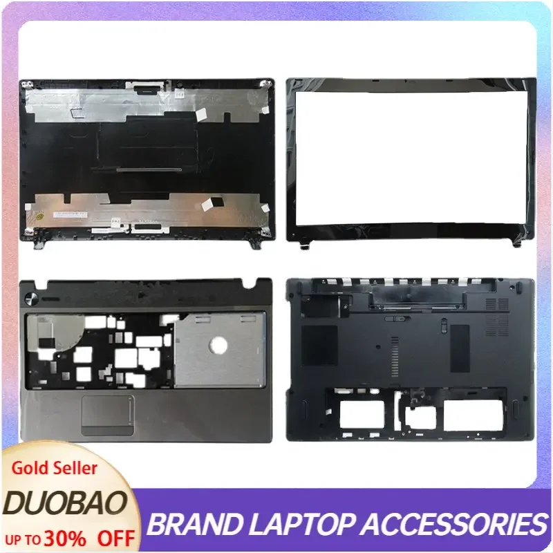 Imagem -01 - Palmrest Moldura Frontal para Acer Aspire Parte Superior e Inferior Marrom Tampa Traseira Lcd 5551 5251 5741 5741z 5741zg 5742g 5551g 5251g palmrest moldura frontal para acer aspire parte superior e inferior marrom tampa traseira lcd 5551 5251 5741 5741z 5741zg 5742g 5551g 5251g 01