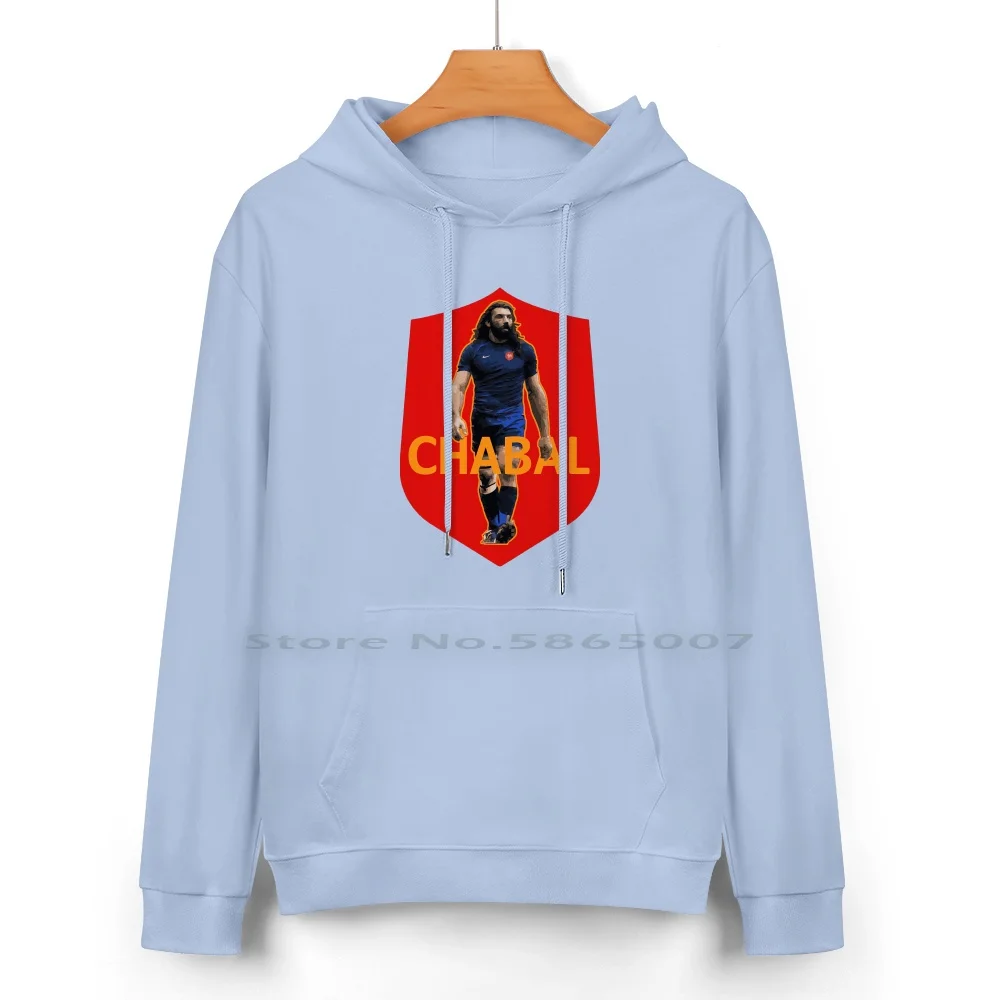 Sebastien Chabal Vector Schild Puur Katoenen Hoodie Trui 24 Kleuren Sebastien Chabal Seabass Holbewoner Rugby Union Frans Rugby Rugby