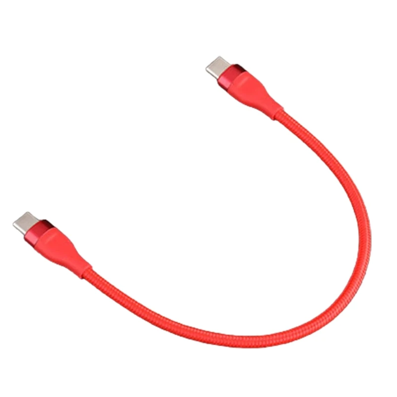 Short Type C Cable USB C Male to Male Fast Charging Cable 66W Fast 25CM