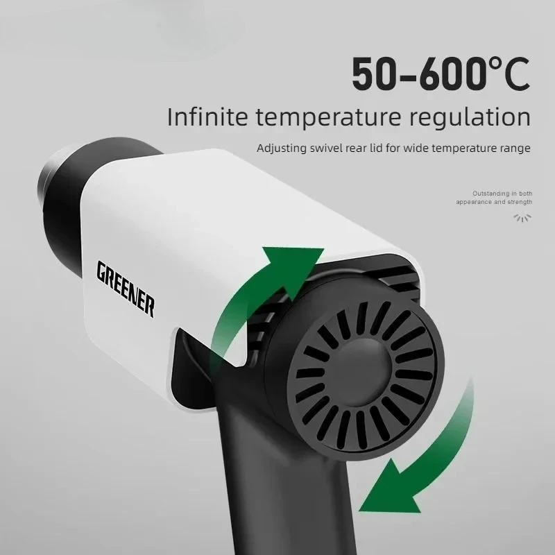 220V 2000W Industrial Hair Dryer Heat Gun Hot Air Gun Air Dryer for Soldering Thermal Blower Soldering Station Shrink Wrapping