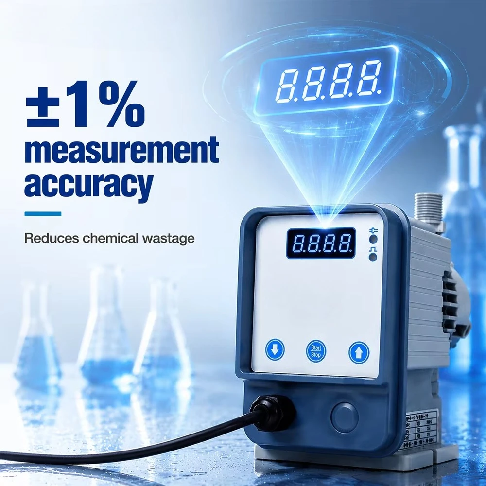 Water Treatment Liquid Micro-acid Chemical Chlorine Metering Dosing Pump Electromagnetic Diaphragm Pump