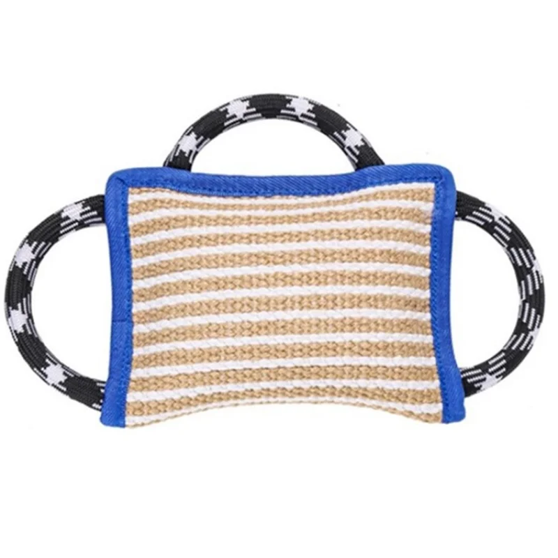 

Training Coarse Hemp Durable Tear-Resistant3Handle German Shepherd Malinois Adult Dog Pillow Bag Bite